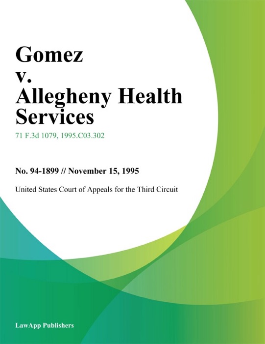 Gomez v. Allegheny Health Services