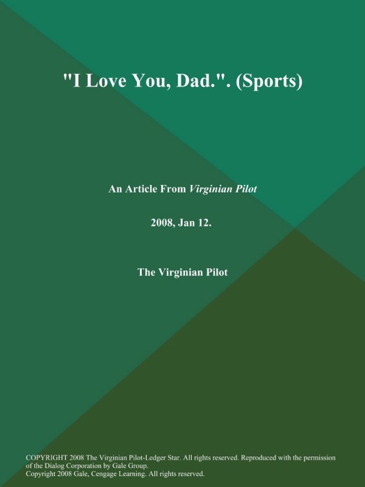 I Love You, Dad. (Sports)