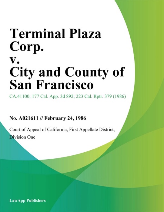 Terminal Plaza Corp. v. City and County of San Francisco