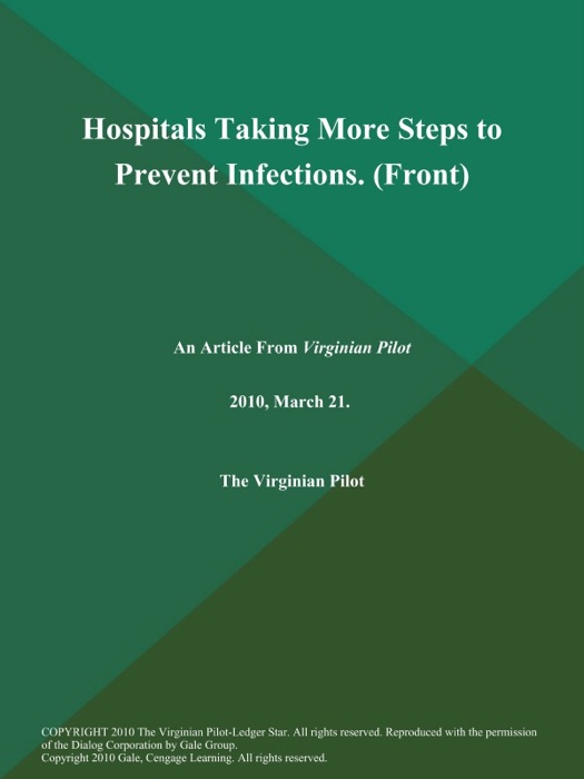 Hospitals Taking More Steps to Prevent Infections (Front)