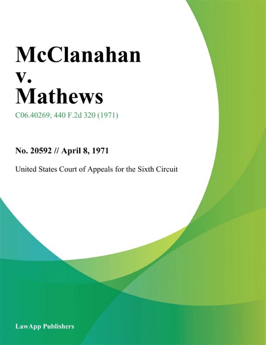Mcclanahan V. Mathews