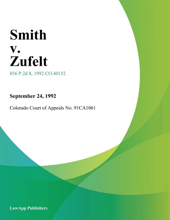 Smith V. Zufelt