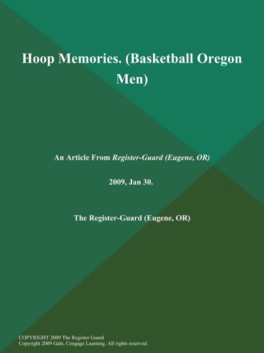 Hoop Memories (Basketball Oregon Men)