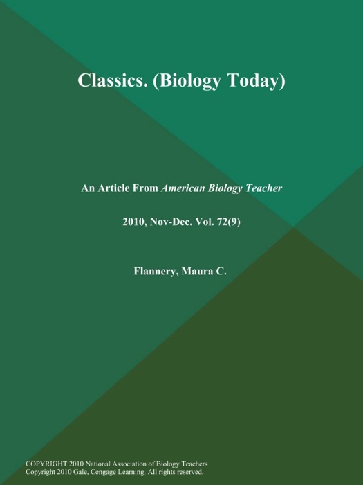 Classics (Biology Today)