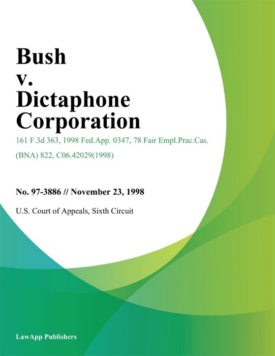 Bush V. Dictaphone Corporation