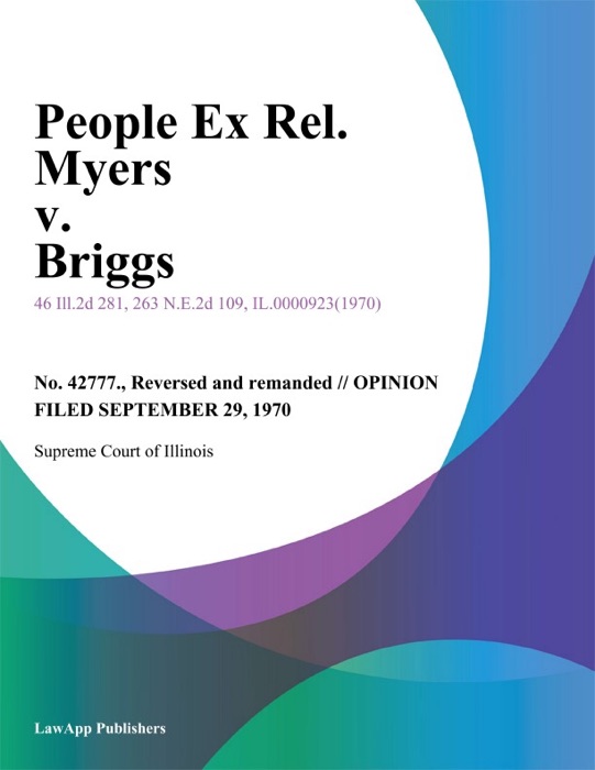 People Ex Rel. Myers v. Briggs