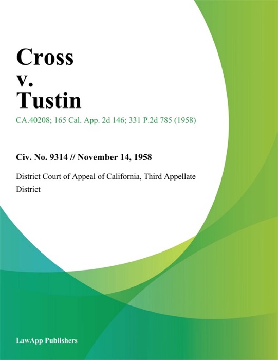 Cross v. Tustin