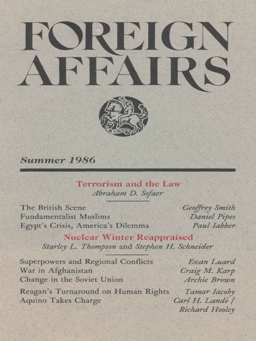 Foreign Affairs - Summer 1986