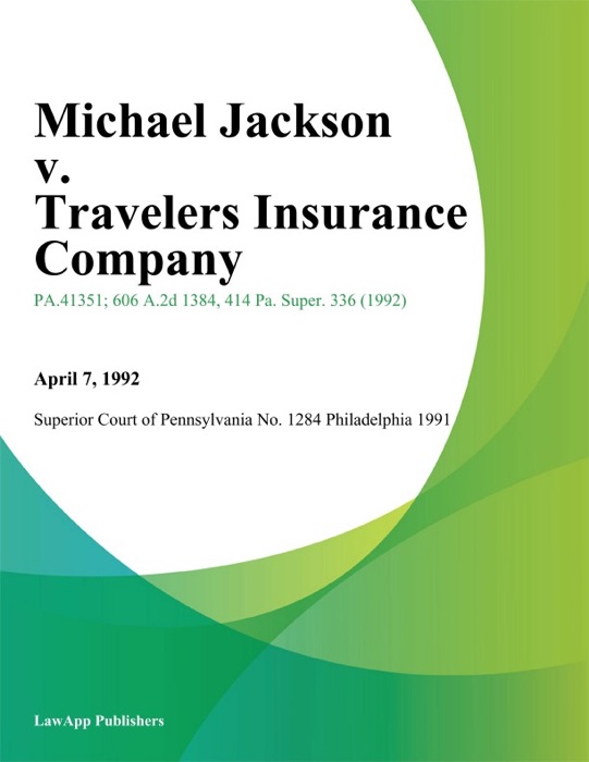 Michael Jackson v. Travelers Insurance Company