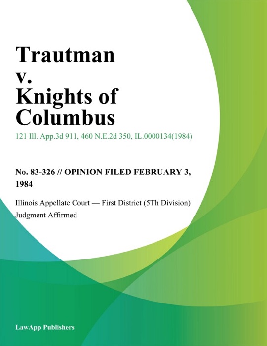 Trautman v. Knights of Columbus