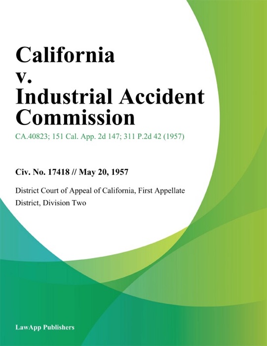 California v. Industrial Accident Commission