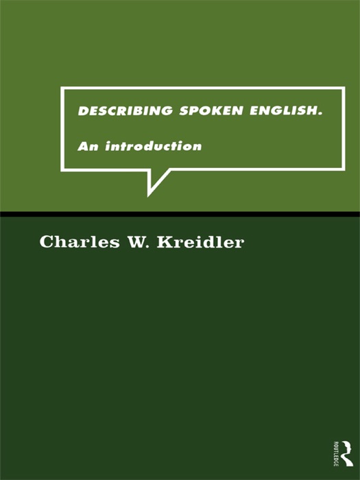 Describing Spoken English