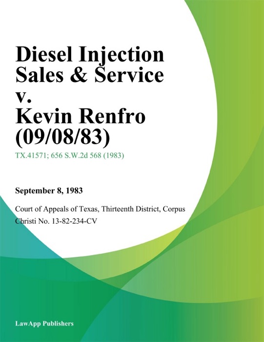 Diesel Injection Sales & Service v. Kevin Renfro