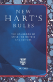 New Hart's Rules: The Handbook of Style for Writers and Editors - R. M. Ritter