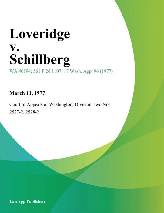 Loveridge v. Schillberg