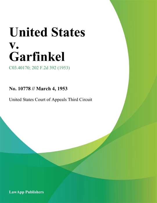 United States v. Garfinkel