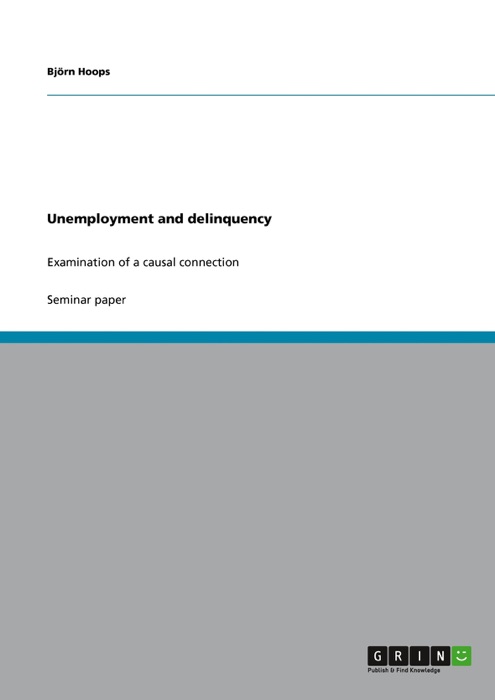 Unemployment and delinquency