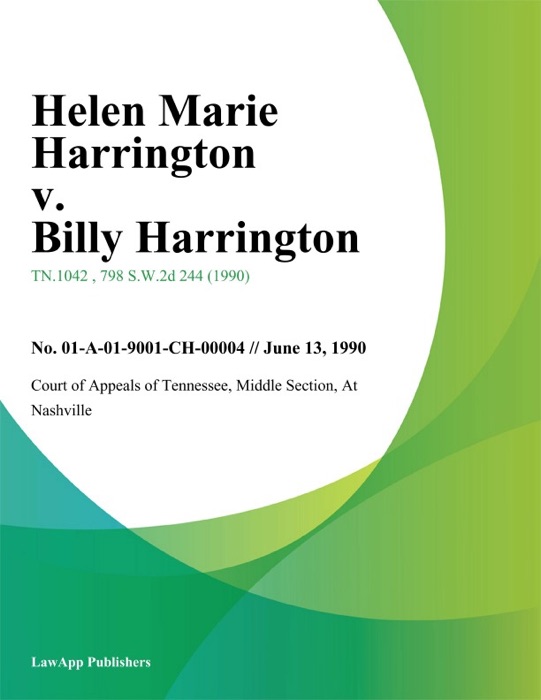 Helen Marie Harrington v. Billy Harrington