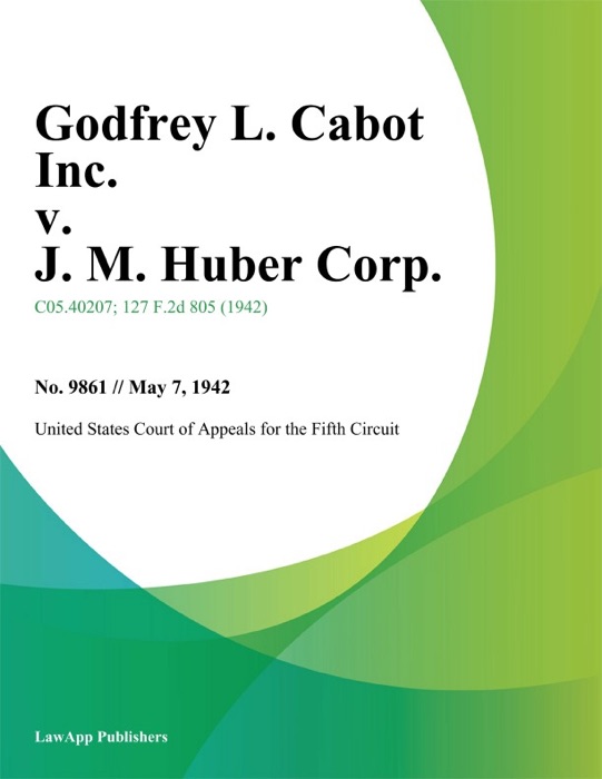 Godfrey L. Cabot Inc. v. J. M. Huber Corp.