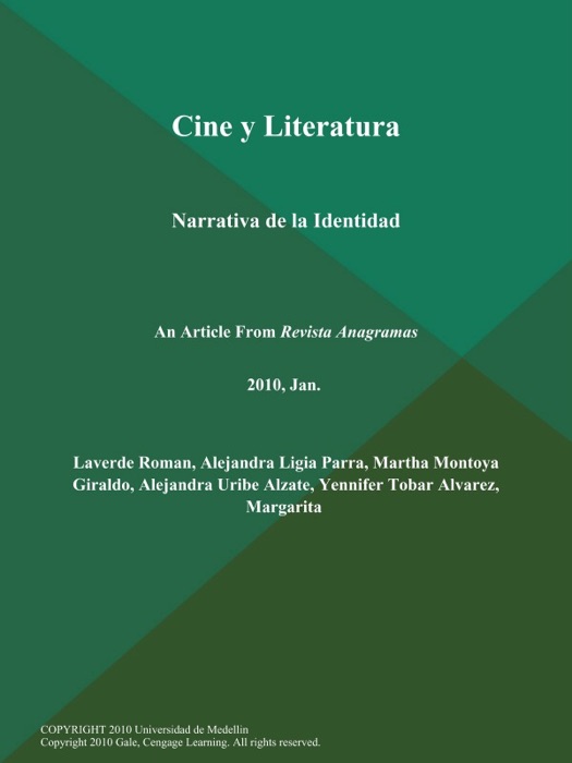 Cine y Literatura: Narrativa de la Identidad