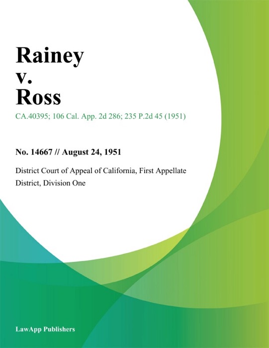 Rainey v. Ross