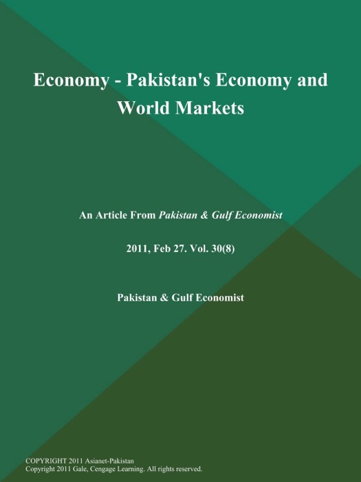 [DOWNLOAD] ~ Economy - Pakistan's Economy And World Markets " By ...