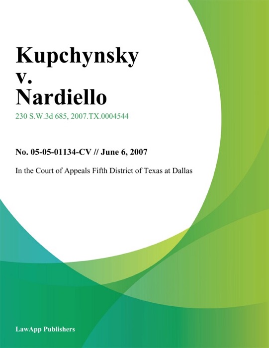 Kupchynsky V. Nardiello