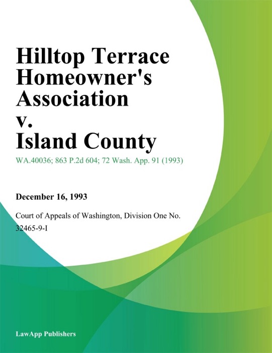 Hilltop Terrace Homeowners Association v. Island County