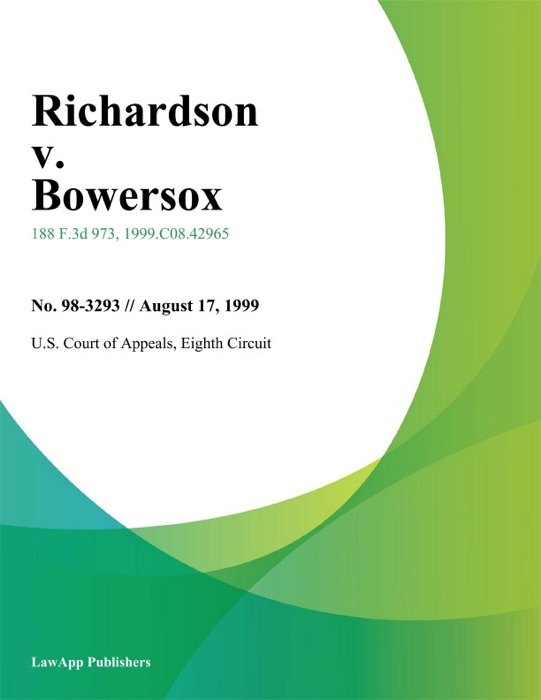 Richardson v. Bowersox