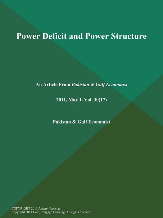 Power Deficit and Power Structure