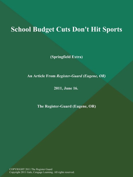 School Budget Cuts Don't Hit Sports (Springfield Extra)