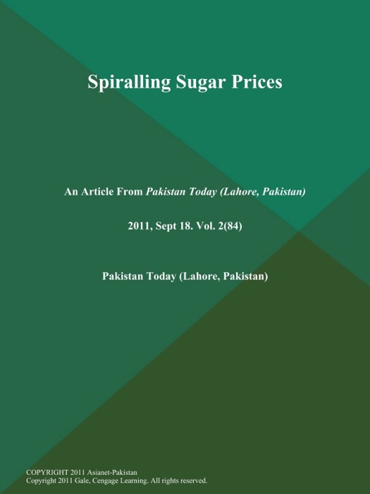 Spiralling Sugar Prices