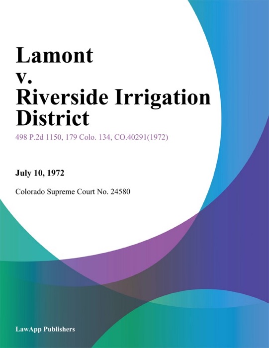 Lamont v. Riverside Irrigation District