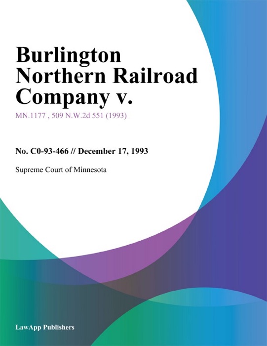 Burlington Northern Railroad Company v.