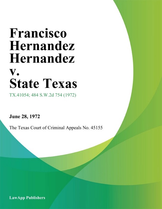 Francisco Hernandez Hernandez v. State Texas
