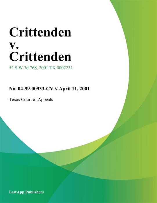 Crittenden v. Crittenden
