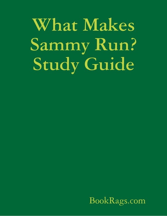 What Makes Sammy Run? Study Guide