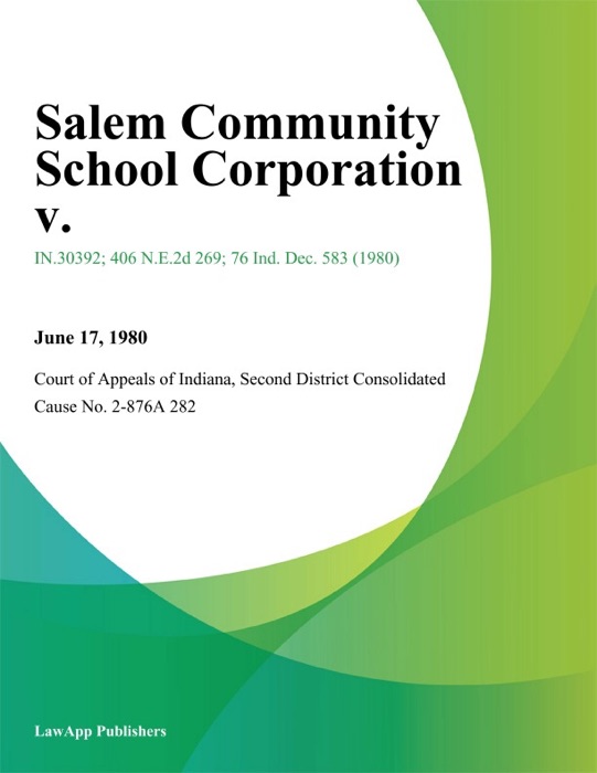 Salem Community School Corporation V.