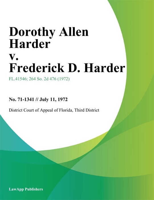 Dorothy Allen Harder v. Frederick D. Harder