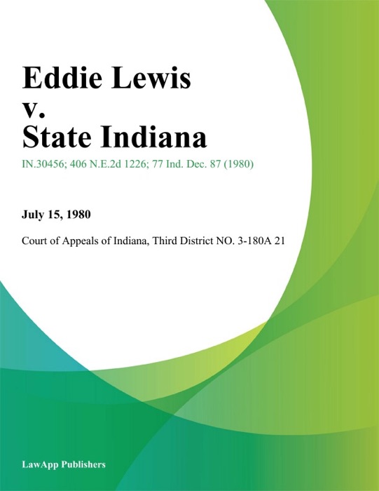 Eddie Lewis v. State Indiana