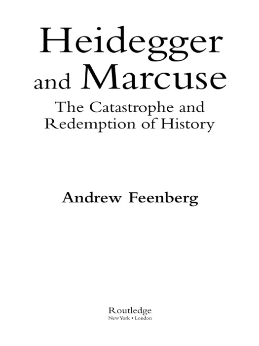 Heidegger and Marcuse