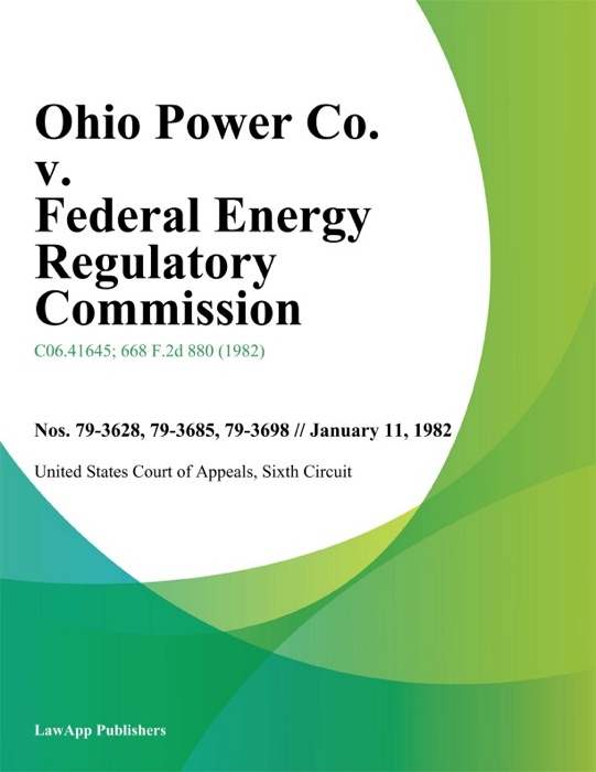 Ohio Power Co. v. Federal Energy Regulatory Commission