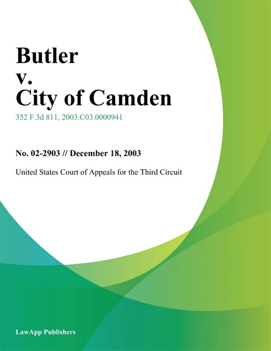 Butler v. City of Camden