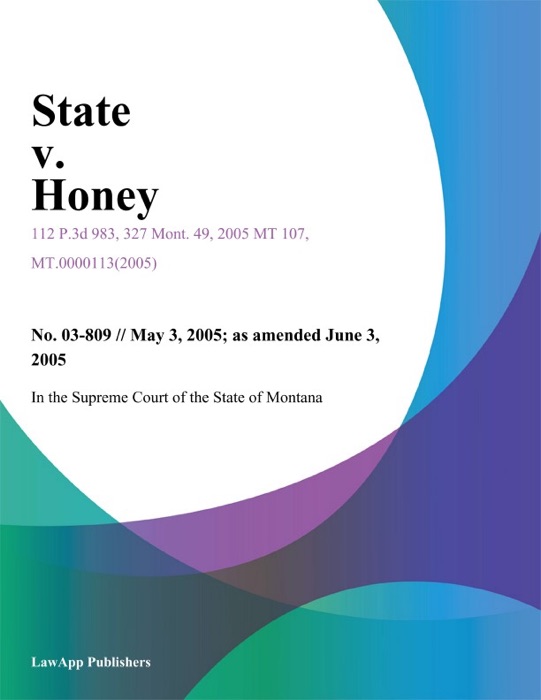 State v. Honey