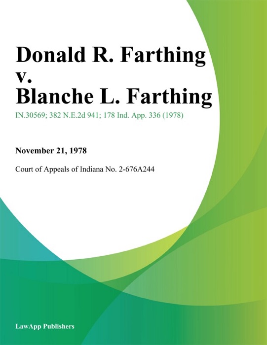 Donald R. Farthing v. Blanche L. Farthing