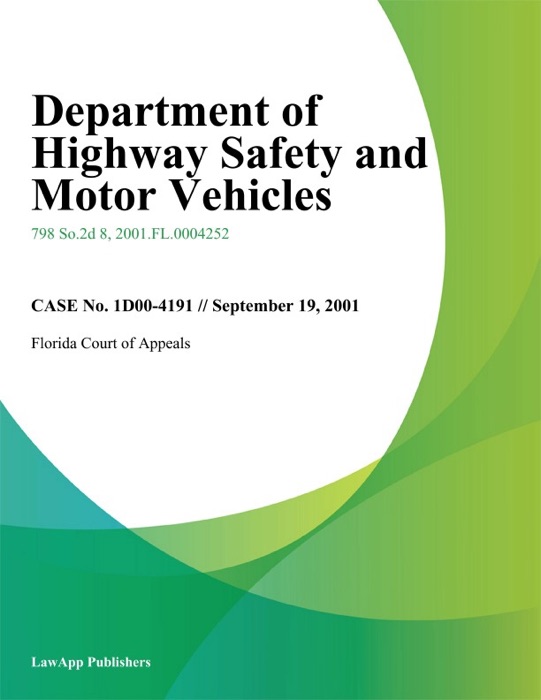 Department of Highway Safety and Motor Vehicles