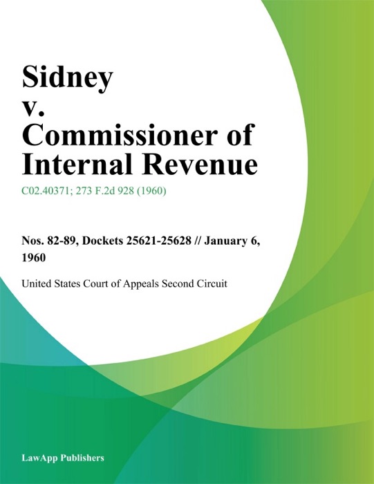 Sidney v. Commissioner of Internal Revenue