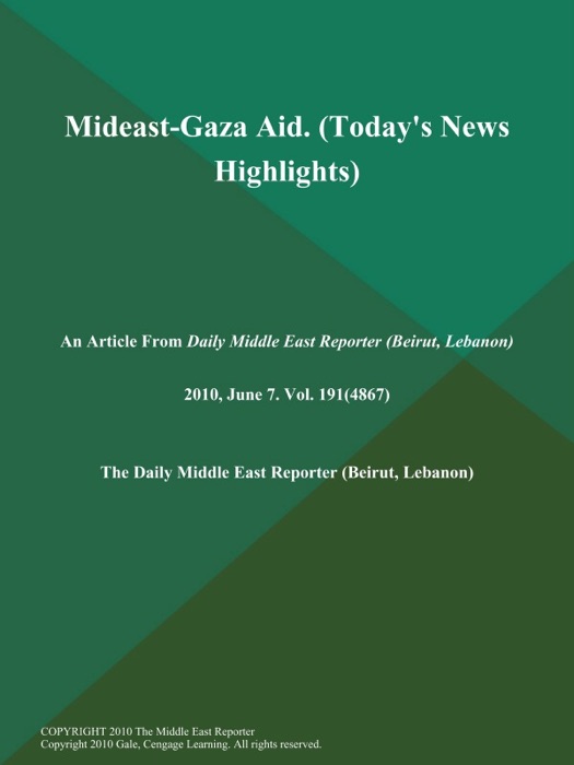 Mideast-Gaza Aid (Today's News Highlights)
