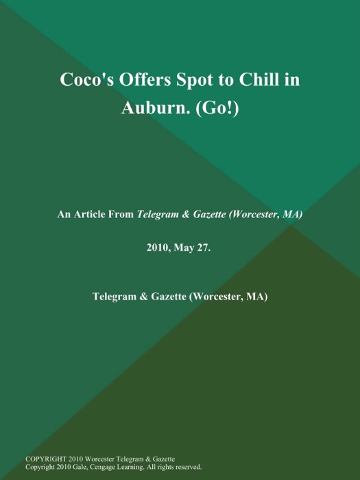 Coco's Offers Spot to Chill in Auburn (Go!)