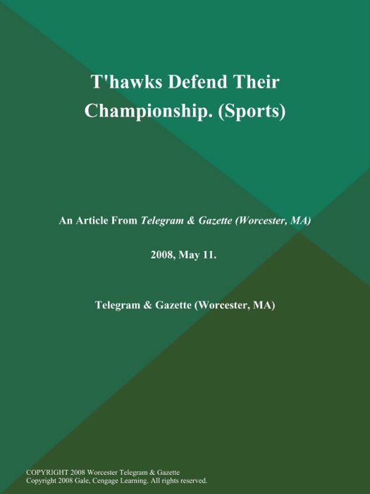 T'hawks Defend Their Championship (Sports)